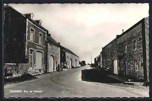 AK Tohogne, Rue de Hamoir, Strassenpartie