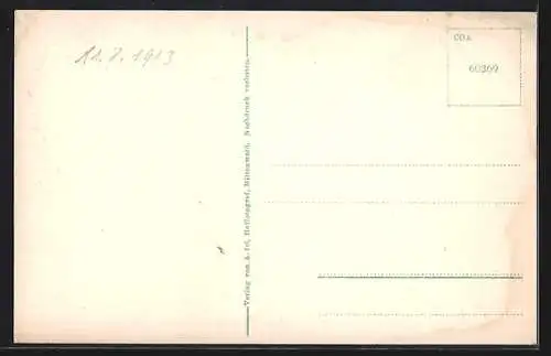 AK Mittenwald / Isar, Obermarkt