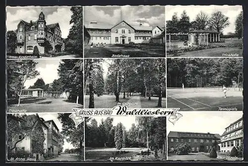 AK Waldliesborn, Hotel Haus Carola, Hotel St. Anna-Haus, Trinkhalle