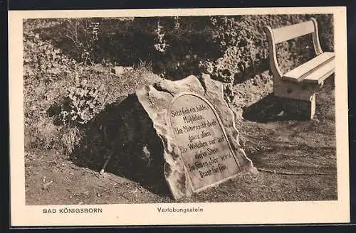 AK Bad Königsborn, Verlobungsstein