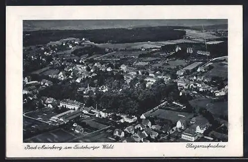 AK Bad Meinberg am Teutoburger Wald, Teilansicht, Fliegeraufnahme