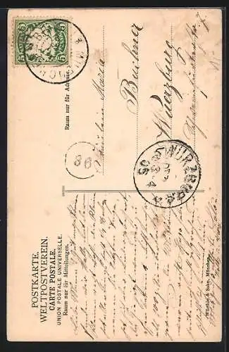 Künstler-AK München-Schwabing, Chinesischer Turm