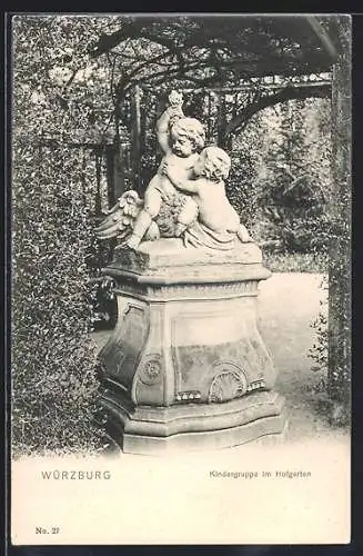 AK Würzburg, Kindergruppe im Hofgarten