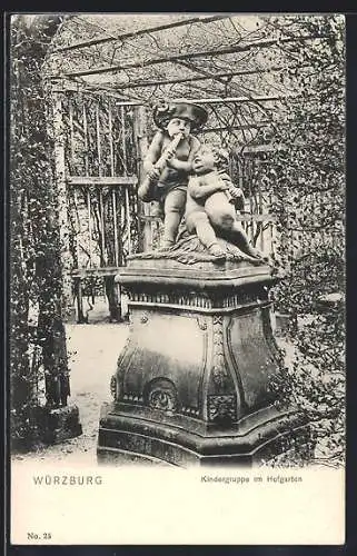 AK Würzburg, Kindergruppe im Hofgarten