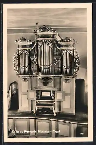 AK Fraureuth, Kirche, Silbermann-Orgel