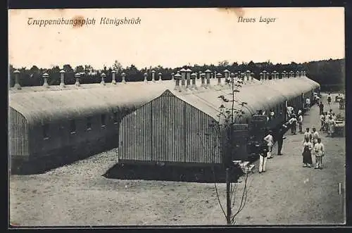 AK Truppenübungsplatz Königsbrück, Welblechbaracken im neuen Lager