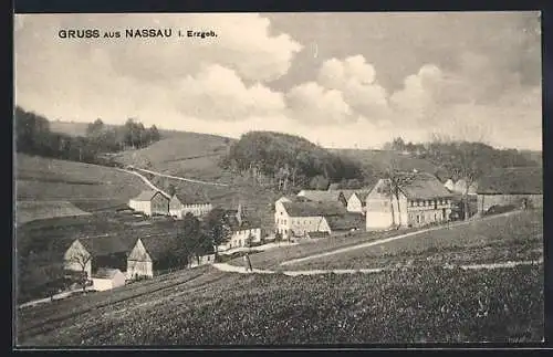 AK Nassau i. Erzgeb., Panorama