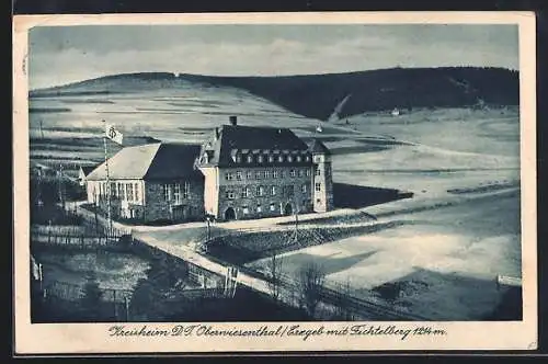 AK Oberwiesenthal, Kreisheim DT mit Keilberg, Bes. A. Schulze