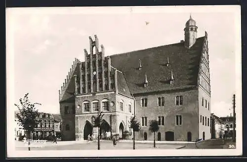 AK Jüterbog, Blick auf Rathaus