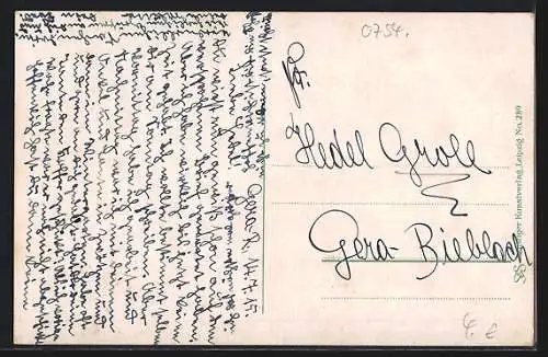 AK Gera-R., Teilansicht mit Schloss Osterstein