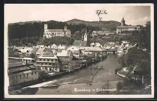 AK Rosenberg im Böhmerwalde, Panorama