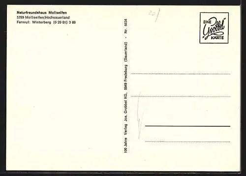 AK Mollseifen /Hochsauerland, Naturfreundehaus Mollseifen