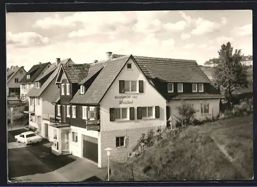 AK Lützenhardt, Cafe-Restaurant Waldlust, Forchenwaldstrasse 70