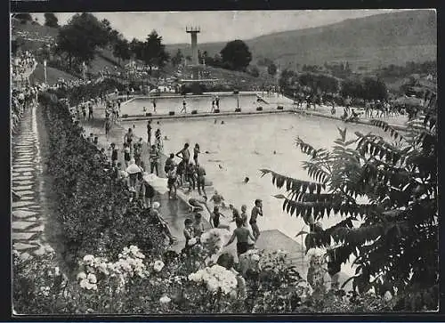 AK Bad Kissingen, Terrassenschwimmbad, Sprung- und Sportbecken