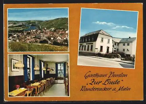 AK Randersacker a. Main, Gasthaus und Hotel-Pension zur Linde