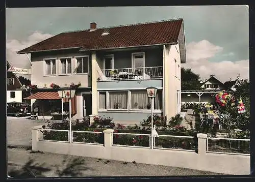 AK Wangen /Allg., Kaffee-Konditorei und Pension K. L. Haug