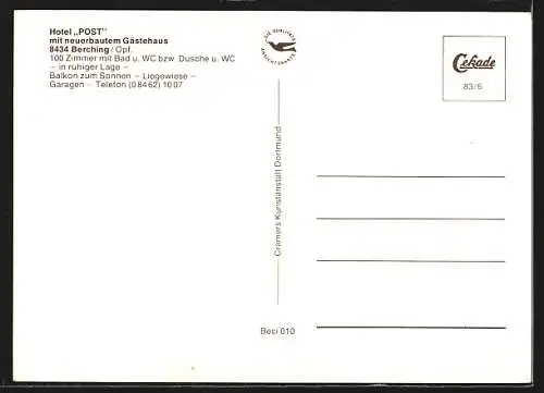 AK Berching /Opf., Hotel Post