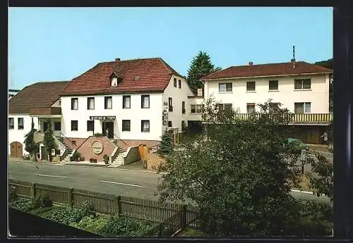 AK Speicherz, Strassenpartie am Gasthaus Zum Biber