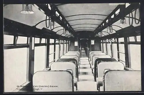 AK Great Northern City (Electric) Railway, Interior of Carriage