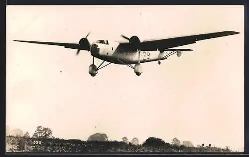 AK Bristol Type 130 Bomber Transport, Flugzeug