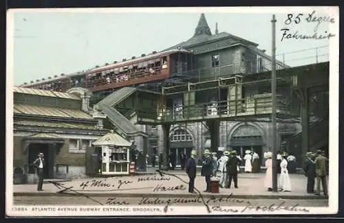 AK Brooklyn, NY, Atlantic Avenue Subway Entrance