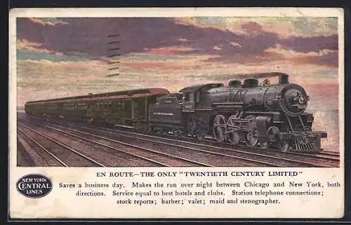 AK New York Central Lines express with engine no. 4807