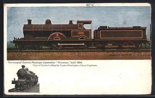 AK Four-coupled Express Passenger Locomotive Precursor