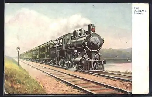 AK The Overland Limited Express, Chicago and North Western Railway