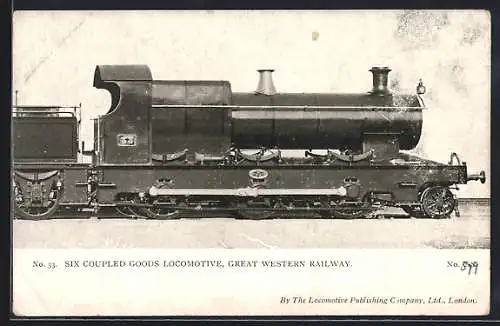 AK Great Western Railway, Six Coupled Goods Locomotive no. 33