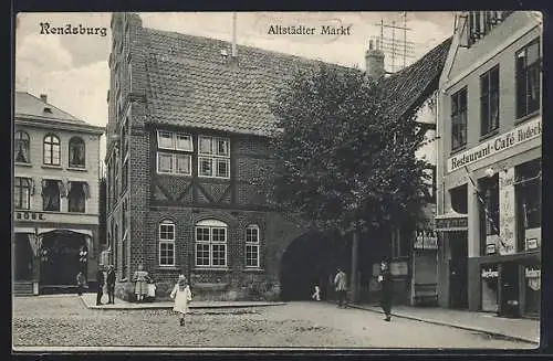 AK Rendsburg, Altstädter Markt