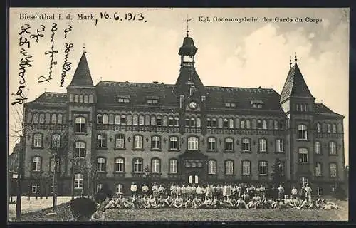 AK Biesenthal i. d. Mark, Kgl. Genesungsheim des Garde du Corps