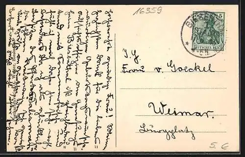 AK Biesenthal i. d. Mark, Kgl. Genesungsheim des Garde du Corps