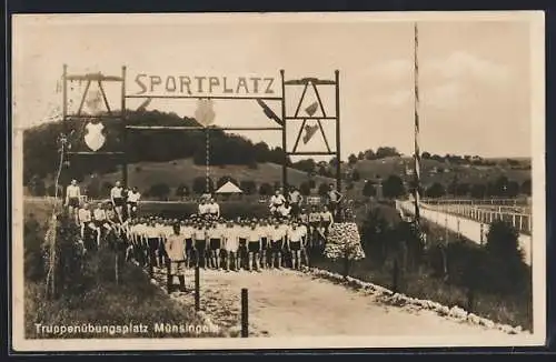 AK Münsingen, Sportplatz des Truppenübungsplatzes