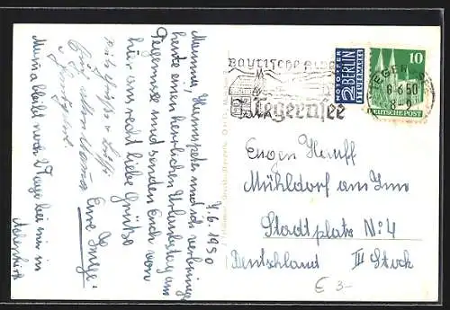 AK Tegernsee, Café-Konditorei Machet an der Hauptstrasse