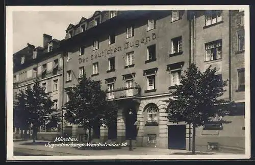 AK München-Neuhausen, Jugendherberge Wendlstrasse 20