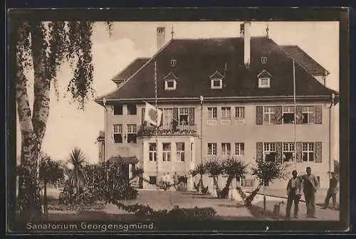 AK Georgensgmünd, Partie am Sanatorium