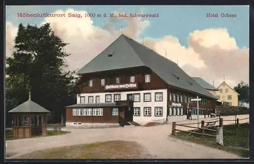 AK Saig /bad. Schwarzwald, Gasthaus-Hotel zum Ochsen