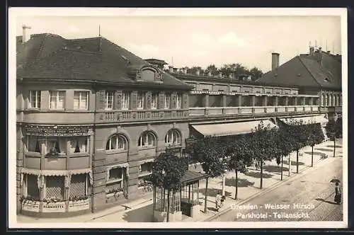 AK Dresden-Weisser Hirsch, Parkhotel, Teilansicht