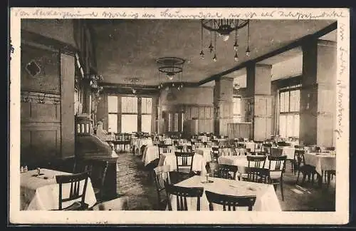 AK Essen /Ruhr, Restaurant im Park-Hotel v. Wilhelm Pott, Innenansicht