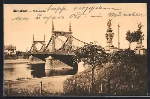 AK Mannheim, Neckarbrücke