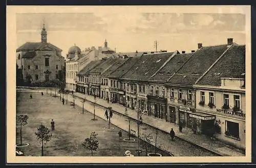 AK Beneschau / Benesov, Hotel na Knizec, Namesti