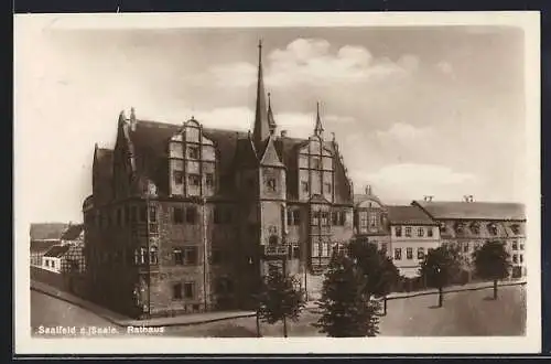 AK Saalfeld / Saale, Rathaus