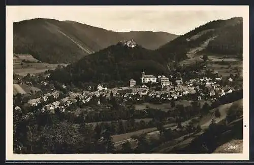 AK Leutenberg /Thür., Blick vom Kaiserplatz