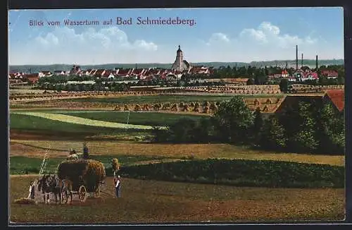 AK Bad Schmiedeberg, Blick vom Wasserturm aus