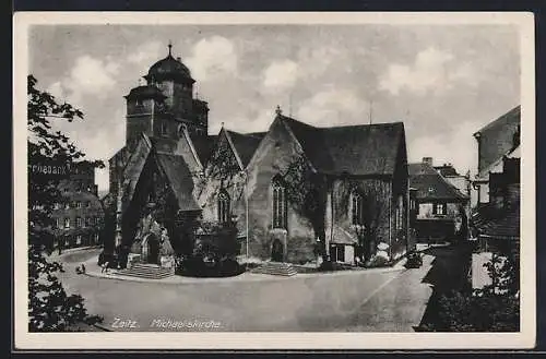 AK Zeitz, Blick zur Michaeliskirche