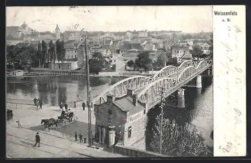 AK Weissenfels, Saalebrücke