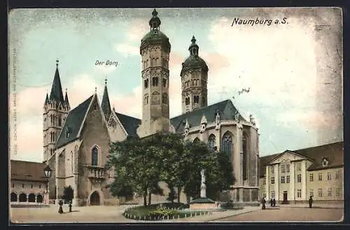 AK Naumburg a. S., Dom mit Denkmal-Anlage