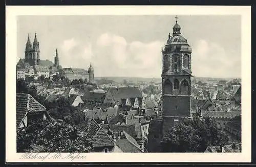 AK Meissen, Blick auf Alt-Meissen