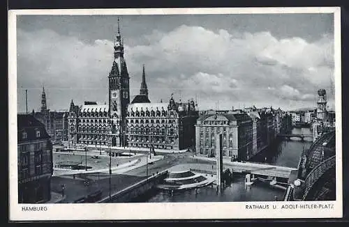 AK Hamburg, Rathaus und Platz