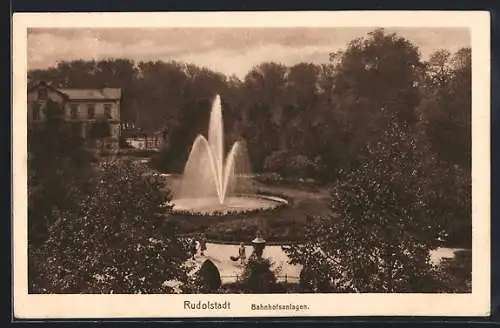 AK Rudolstadt, Bahnhofsanlagen